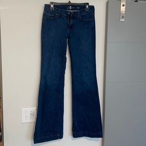 7 for all mankind dojo low-rise jeans sz 29